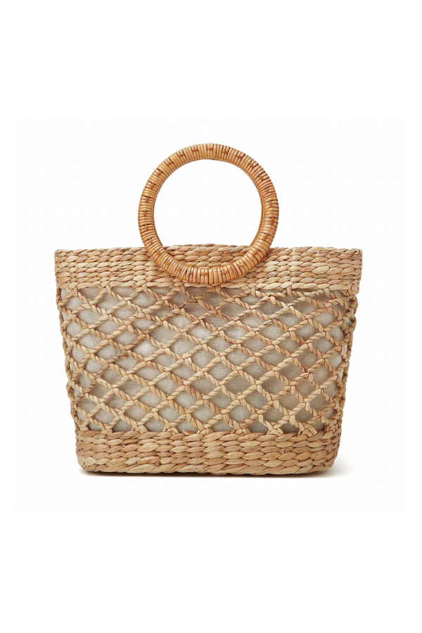 Handwoven Straw Tote Bag