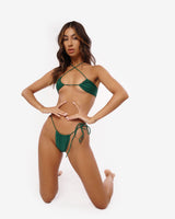 Costa Bikini Bottom - Green - naliaswim